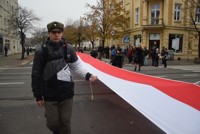 Oficjalna część świętowania 11 listopada w Gorzowie odbyła się na placu Grunwaldzkim