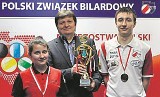 Bilard: Mikołaj Ząbecki mistrzem, Kinga Pietrzak wicemistrzynią