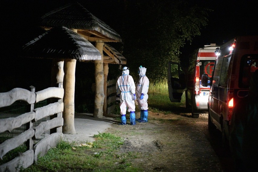 Ukraińscy pracownicy mieli być ewakuowani do szpitala w nocy...