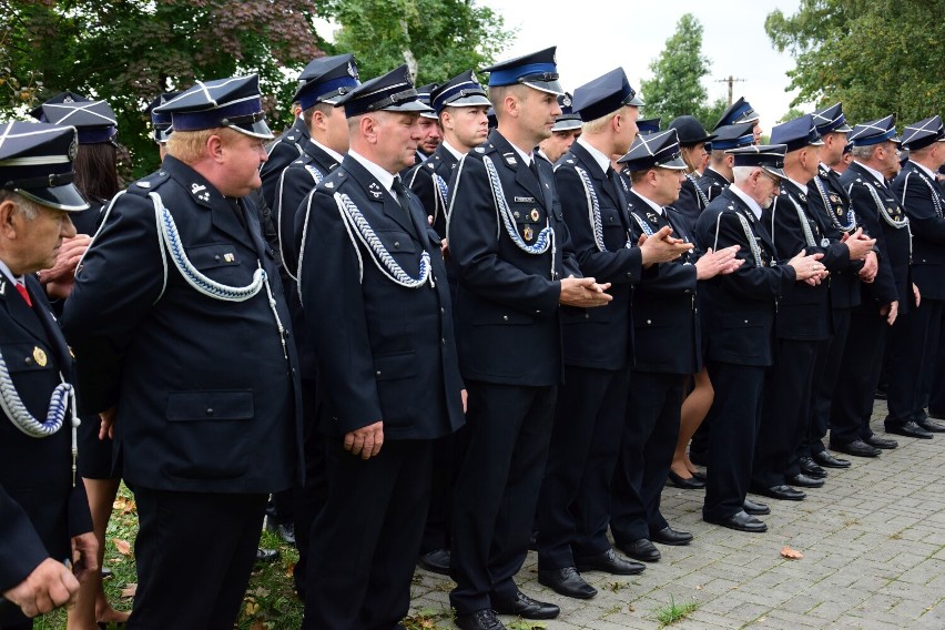 Strażacy na grzybku KŁ "Diana" w Rogowie