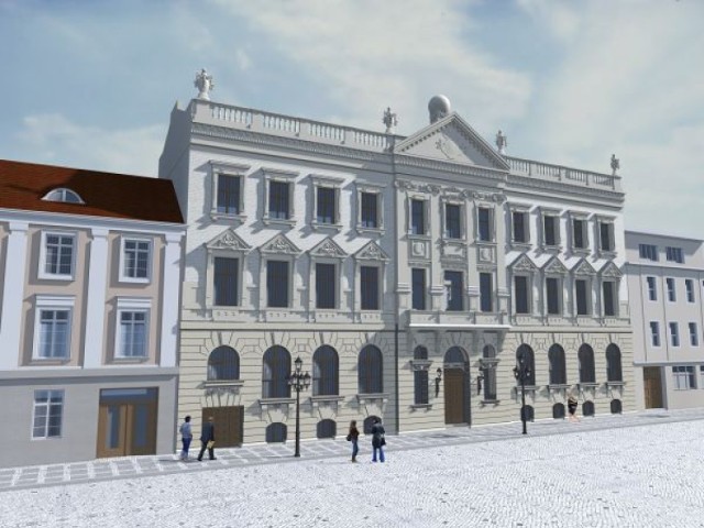 Modernizacja Pałacu pod Globusem - wizualizacja Akademia Sztuki