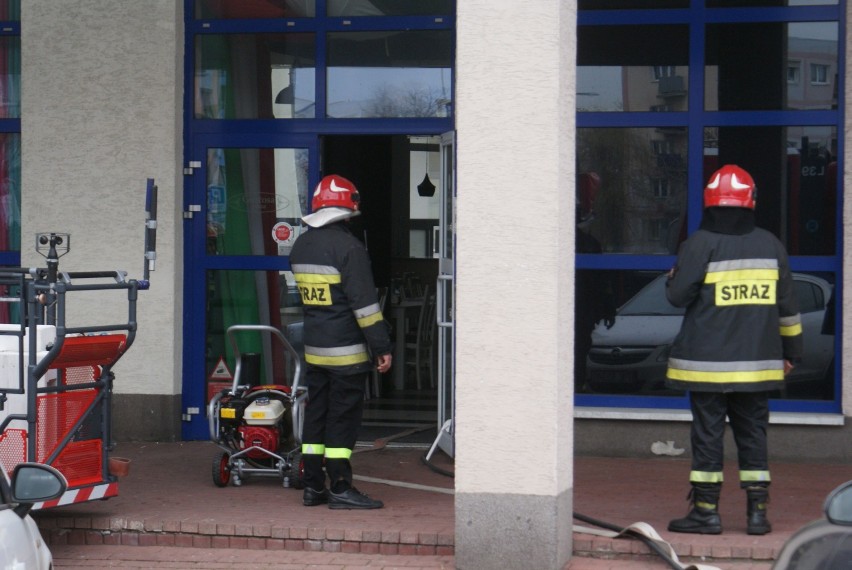 Pożar biurowca przy ulicy Górnośląskiej w Kaliszu