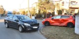 Groźny wypadek w Miasteczku Śląskim. Ranna 33-latka zabrana do szpitala. Drugi kierowca prowadził bez uprawnień