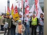 Opole: Protest NSZZ Solidarność pod Urzędem Wojewódzkim