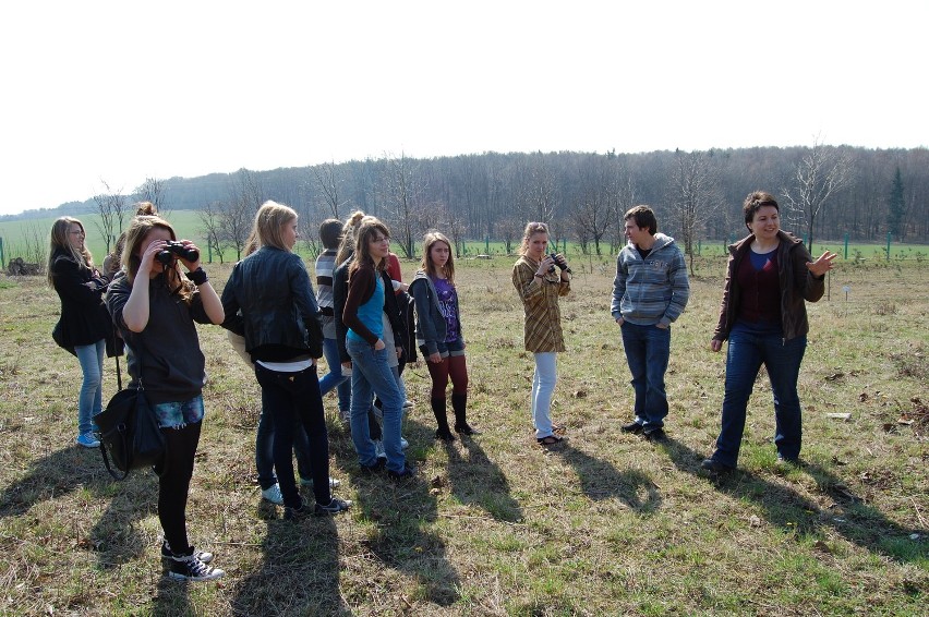 Młodzież z Zespołu Szkół z Gliwic uczestniczyła w warsztatach w Śląskim Ogrodzie Botanicznym