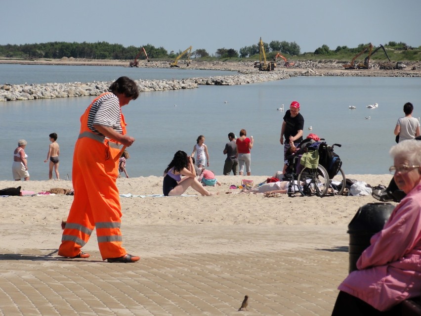 Darłowo lato. Darłówko tuż przed letnim sezonem turystycznym