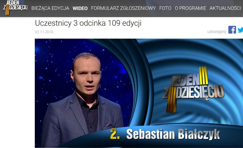 Sebastian Białczyk z Żar.