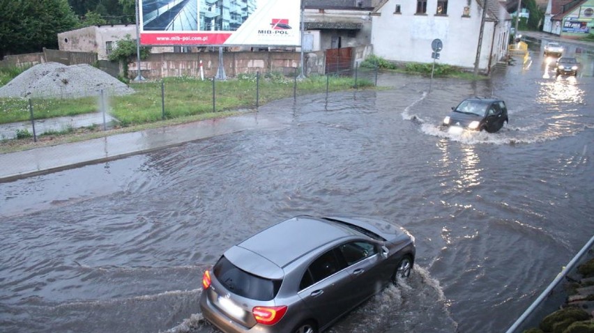 Tak wyglądało centrum Przytocznej po wielkiej ulewie w 2016 r. [ZDJĘCIA]