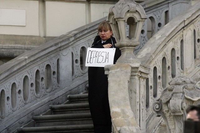 Światowy Dzień Solidarności z chorymi na depresję  w Legnicy.