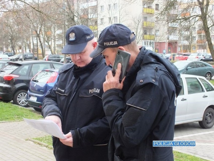 Głogów: Policja kontroluje przebieg kwarantanny w mieście. ZDJĘCIA