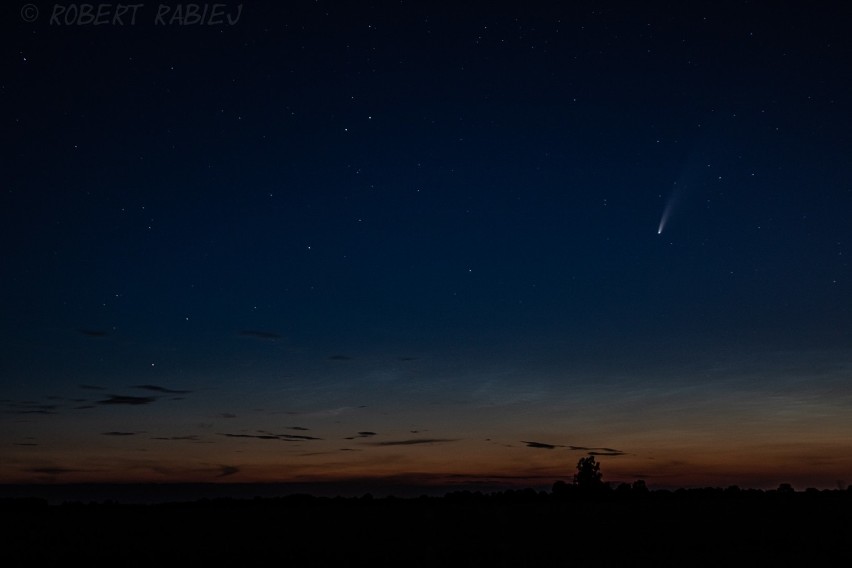 Kometa nad Szczecinkiem. Niezwykłe zdjęcia Czytelnika [galeria]