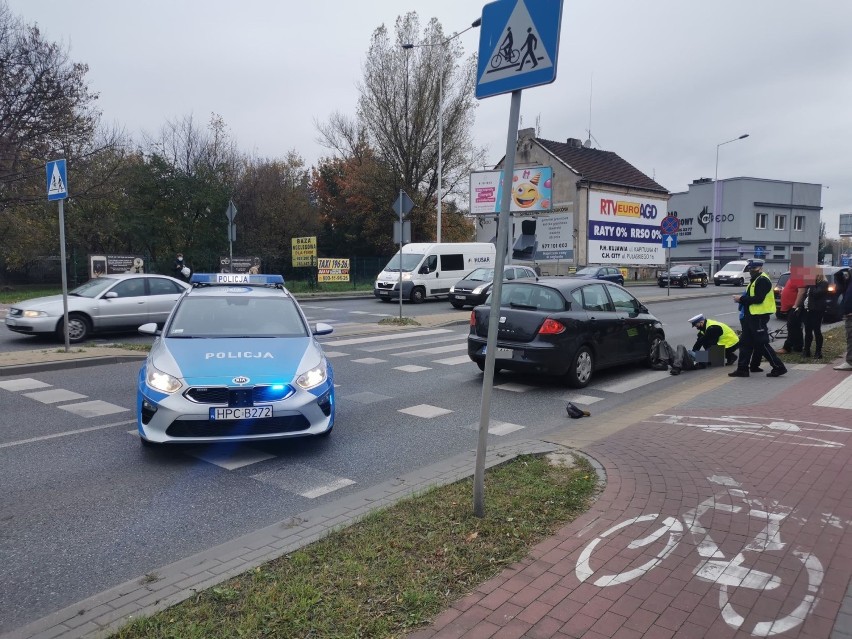 Poważny wypadek na ulicy Okrzei we Włocławku