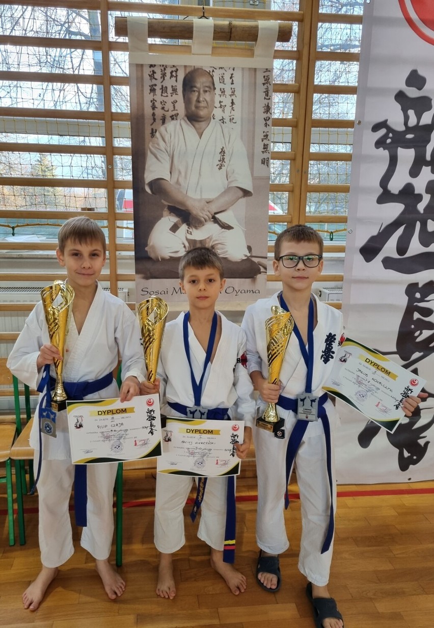 Zawodnicy KK Randori Radomsko na II Ogólnopolskim Turnieju Karate Kyokushin w Wąchocku