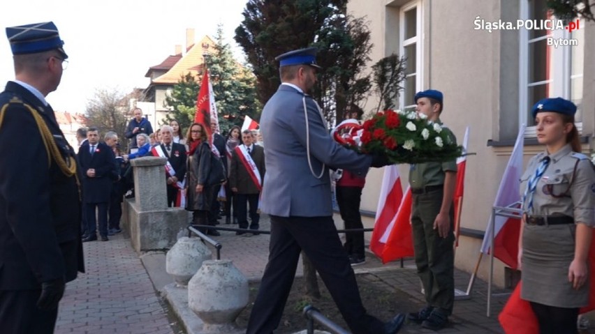 Święto Niepodległości w Bytomiu [ZDJĘCIA]. Uroczystości przed pomnikiem "Wolności"
