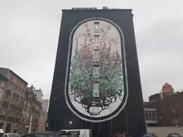 Ogromny mural przy ulicy Młyńskiej