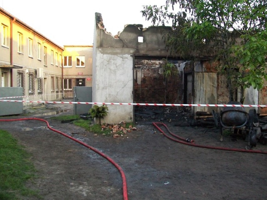 Pożar budynku gospodarczego w Zagórowie