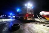Groźny wypadek we Wrocławiu. BMW z młodymi ludźmi spadło do Odry! Samochód zatonął ZDJĘCIA
