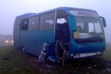 Grębów: 23 osoby ranne w wypadku autokaru wiozącego zamojskich licealistów