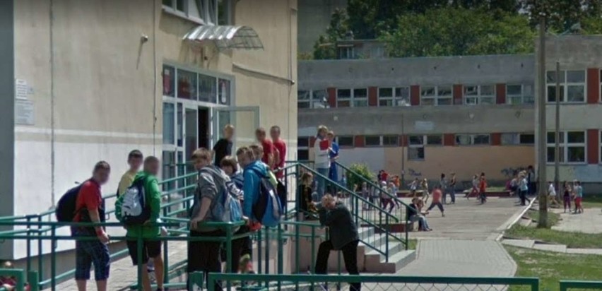 Włocławek - Przyłapani przez kamerę Google Street View na...
