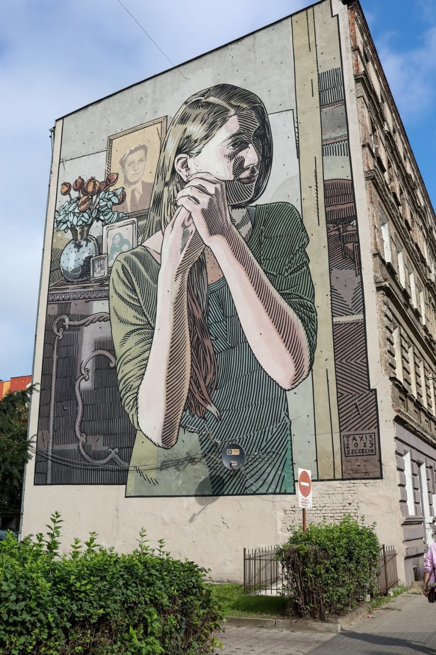 Murale w ramach Street Art Szczecin 2021