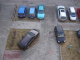 Zobacz, jak parkują w Wodzisławiu - na trawnikach!