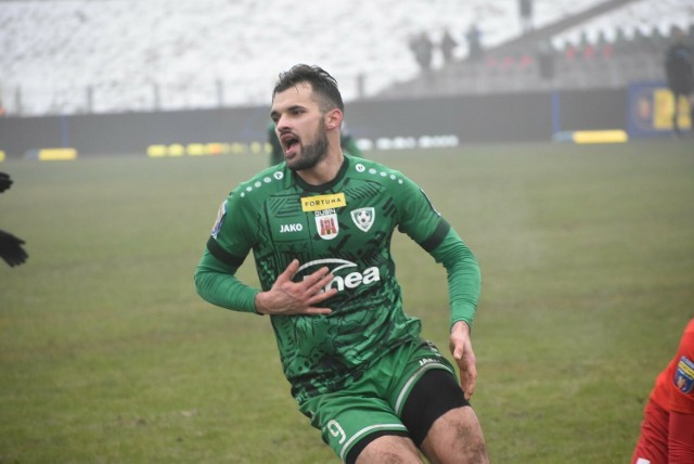 Denis Matuszewski strzelił dwa gole w meczu Cariny Gubin z Piastem Gliwice