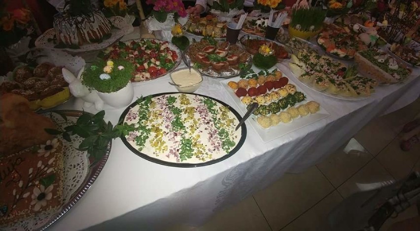 Panie z KGW w Gruszewni przygotowały piękne stoły Wielkanocne 