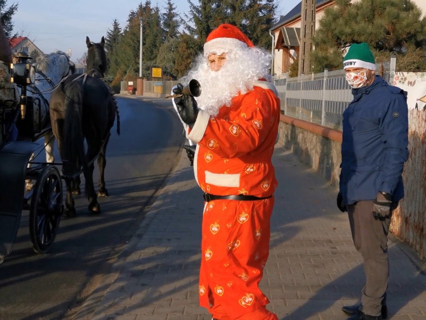 Leszno. Wirtualna Gwiazdka z Szogunami 2020. Wykazali się kreatywnością, a w nagrodę odwiedził ich Św. Mikołaj i elfy [WIDEO I ZDJĘCIA]