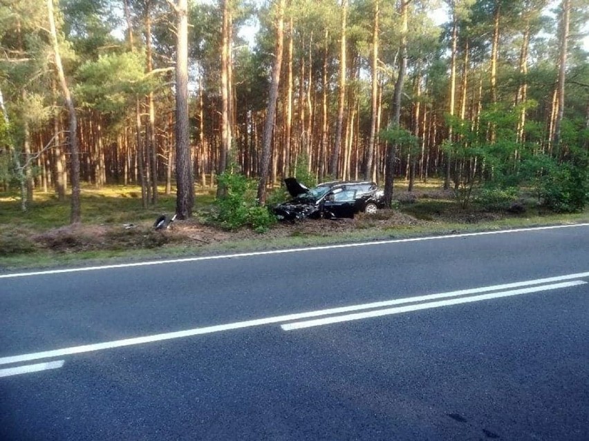 Do wypadku doszło na trasie  Nowogród Bobrzański - Zielona...