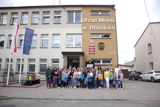 Uczniowie i nauczyciele z Włoch, Portugalii, Turcji, Macedonii Północnej w Błaszkach