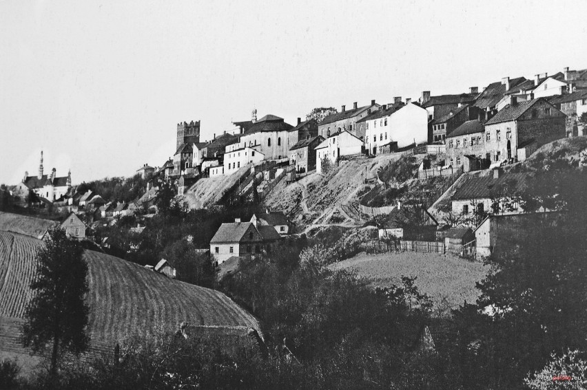 Sandomierz, lata 1900-1910 , widok na południową część...