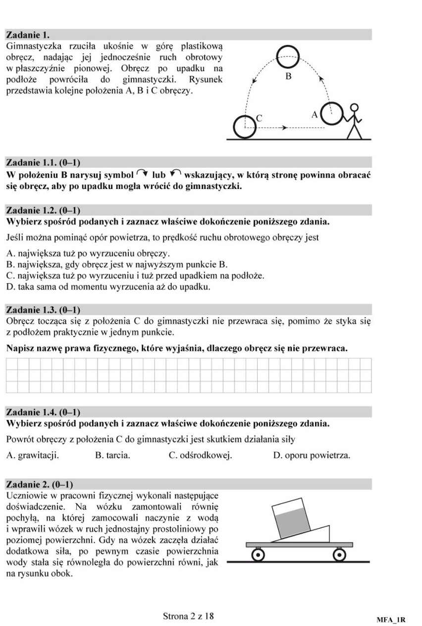 Matura 2015: fizyka i astronomia oraz filozofia - podstawa i rozszerzony [ARKUSZE PDF, odpowiedzi]