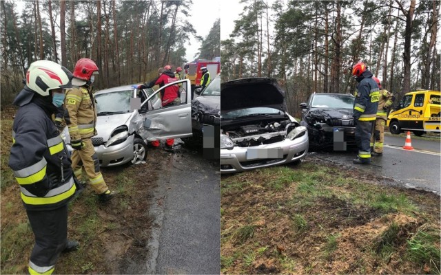 Wypadek na drodze Włocławek - Wieniec