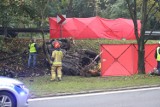 Wielka tragedia w Katowicach. Samochód dachował, nie żyje dwóch młodych mężczyzn z Ukrainy. Policja szuka świadków