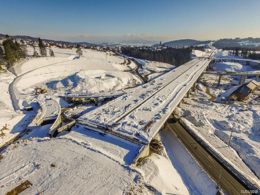 Zagrożona budowa drogi ekspresowej S7 Skomielna Biała – Chabówka. Wykonawca grozi zerwaniem kontraktu