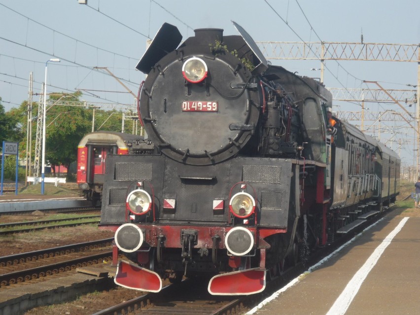 Z okazji "Koronacji Królewskiej" do Gniezna przybył pociąg...