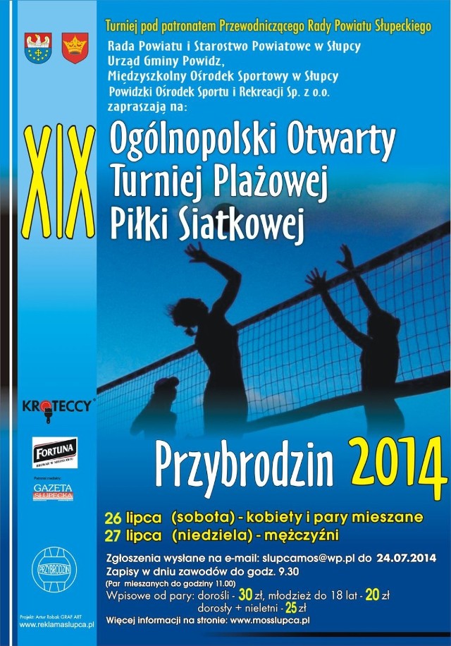 XIX Ogólnopolski Otwarty Turniej Plażowej Piłki Siatkowej Przybrodzin 2014