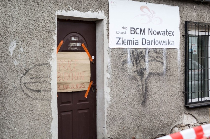 Rozpoczął się remont siedziby klubu kolarskiego "Ziemia Darłowska"