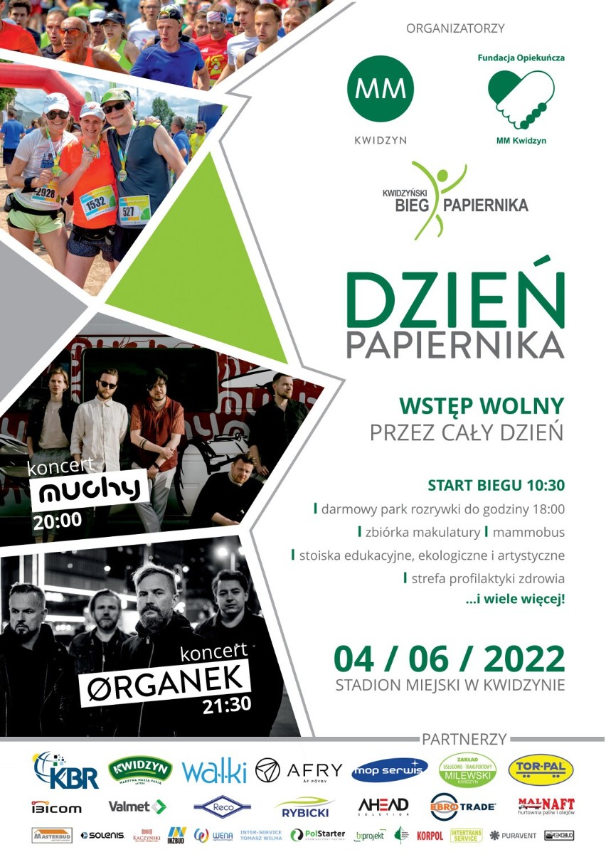 Kwidzyński Bieg Papiernika wraca po dwóch latach przerwy! Zawodnicy zmierzą się na 10 km dystansie ulicami miasta 