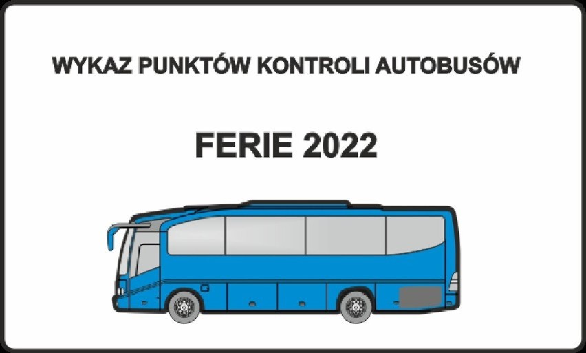 Ferie 2023. Można zadbać o bezpieczeństwo uczestników wyjazdów. Gdzie punkt kontroli autobusów w powiecie sieradzkim? ZDJĘCIA