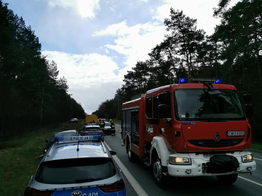 Wypadek na DK 91 (251 km) w powiecie włocławskim