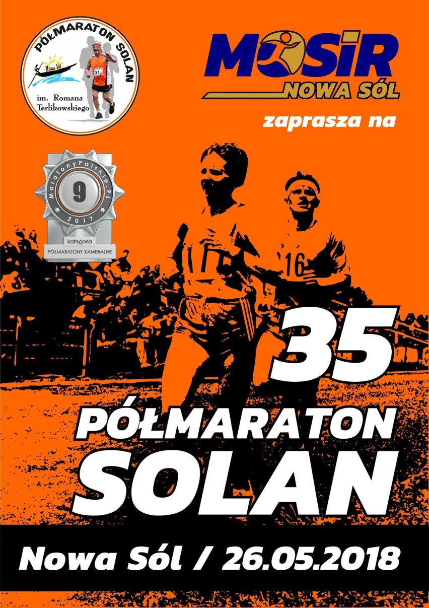 35. Półmaraton Solan im. Romana Terlikowskiego odbędzie się w Nowej Soli 26 maja. Będą utrudnienia w ruchu