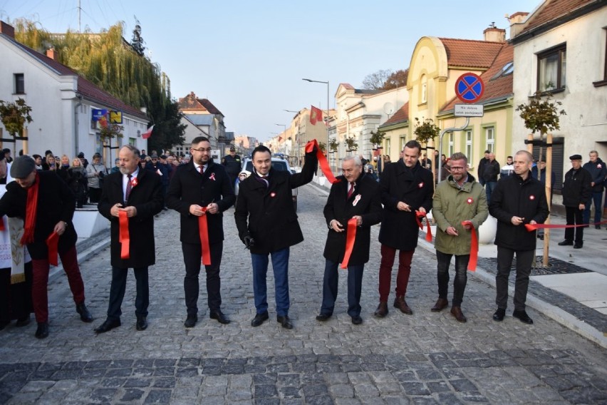 Nowy Tomyśl. Oficjalne otwarcie ulicy Piłsudskiego