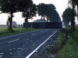 Wypadek w Honoratowie na drodze 74 między Sulejowem a Paradyżem