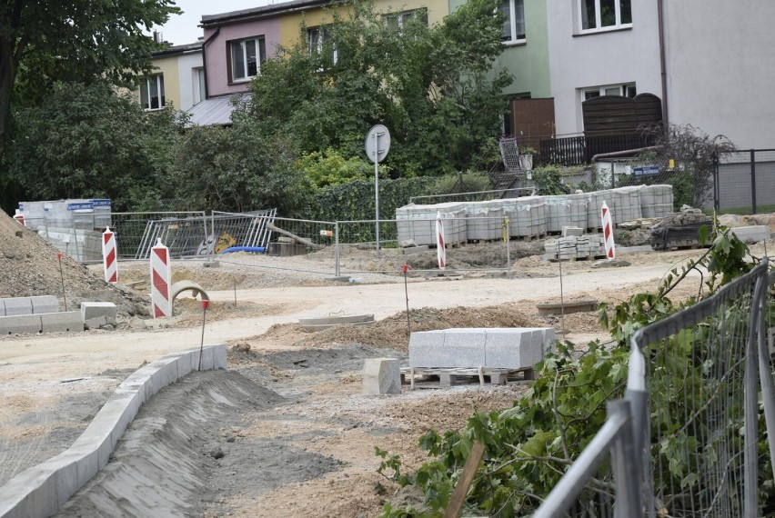 Budowa wiaduktu w Skierniewicach nad torami kolejowymi