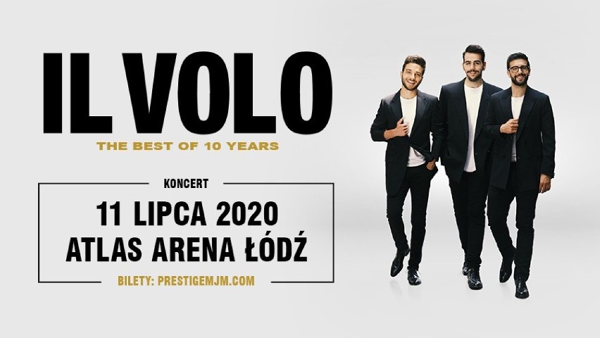 Il Volo ponownie wystąpi w Atlas Arenie w Łodzi