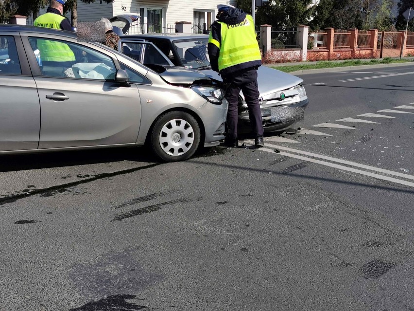 Wypadek na skrzyżowaniu Kapitulna - Robotnicza we Włocławku