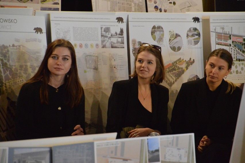 Studenci architektury pokazali swoje pomysły na rewitalizację miejskiego targowiska w Rawiczu. Pomysłów im nie brakowało!