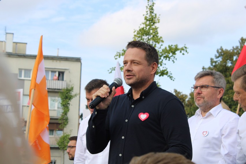 Rafał Trzaskowski na finiszu kampanii wyborczej odwiedził...