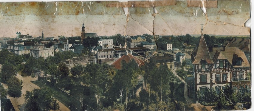Panoramy Leszna, zdjęcia z kilku dekad pokazujące obraz miasta